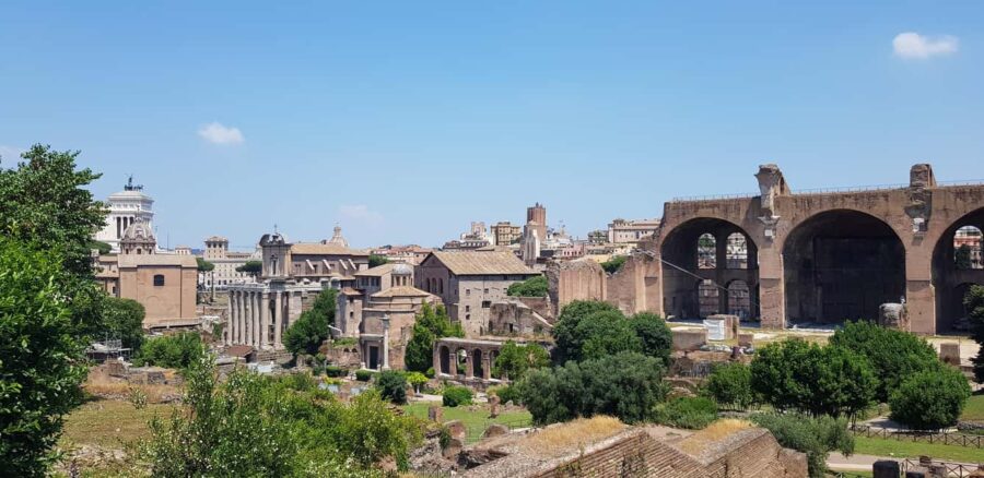 Rome: Colosseum, Roman Forum, & Palatine Hill Guided Tour - Exploring the Roman Forum for 45 Minutes