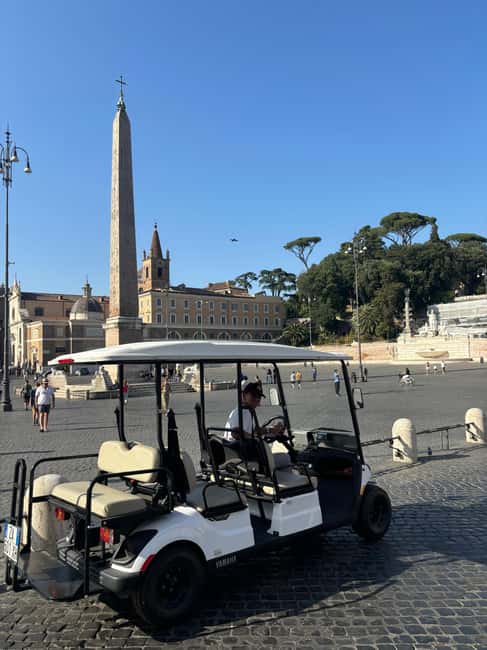 Rome: Express 90' - Private Golf Cart Tour with Pick Up & Drop Off Included - Starting Point and Logistics: Central Rome Hotel Pickup