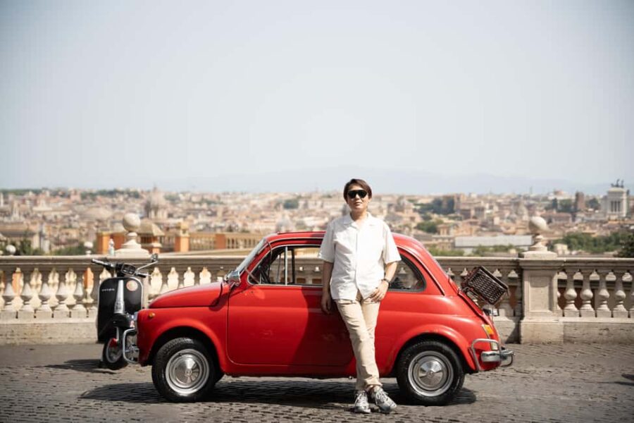 Rome: Fiat 500 Photo Experience with Photographer - Capture Iconic Views at the Orange Garden