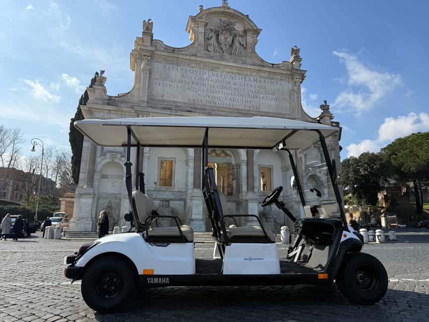Rome: Golf Cart City Tour - Explore Rome in Comfort on a 2-Hour Golf Cart Tour