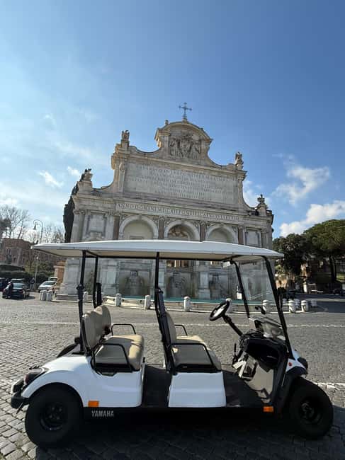 Rome: Golf Cart Sightseeing Pick up Tour - Discover Rome’s Most Famous Landmark Exterior Views