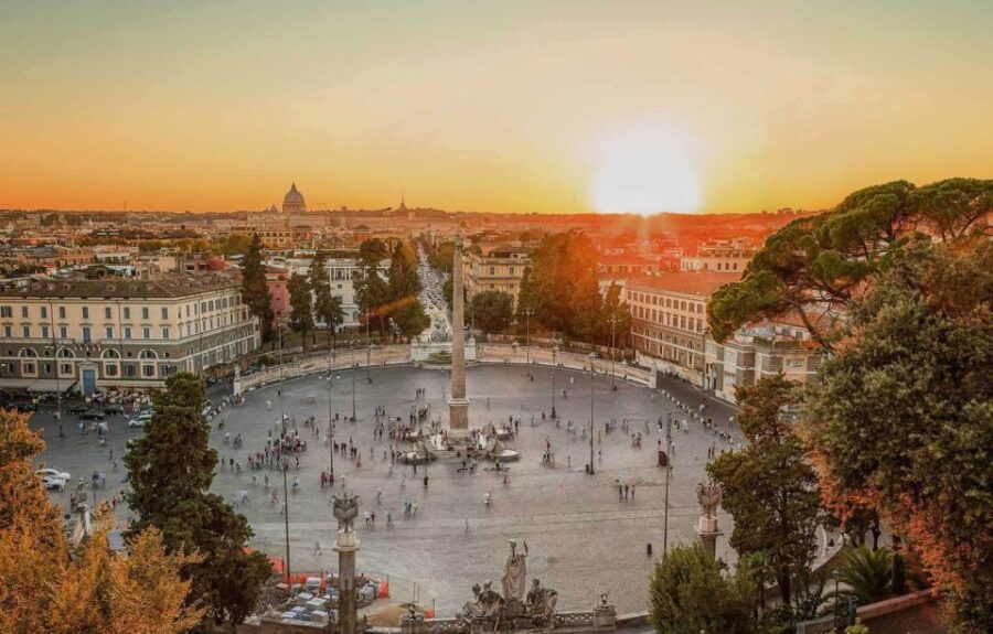 Rome: Guided City Center Evening Sightseeing Walking Tour - Sunset Views from Pincio Terrace