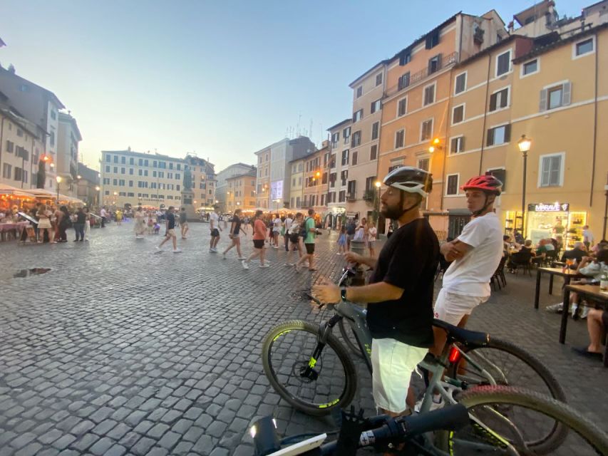 Rome: Guided eBike Evening Tour with italian Aperitif - Exploring Rome’s Historic Landmarks by Night