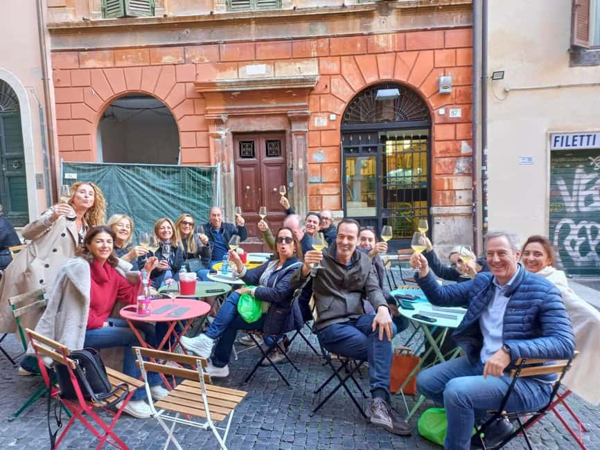 Rome: Guided Food Tasting Tour in Trastevere - Visiting Campo dei Fiori and Its Morning Market