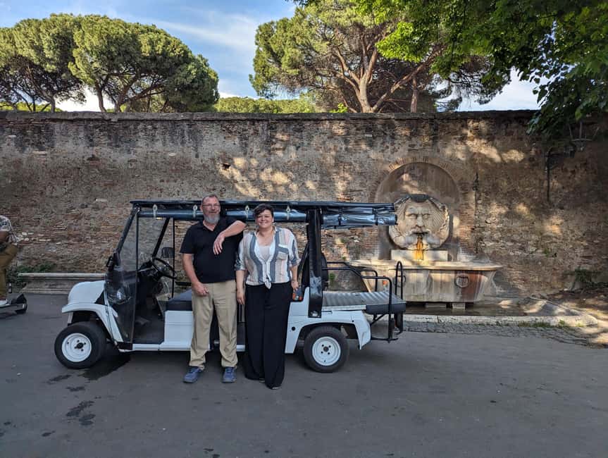 Rome Jubilee Pilgrimage Tour by Golf Cart: Churches & Relics - Starting Point: Convenient Pickup at Arco della Ciambella