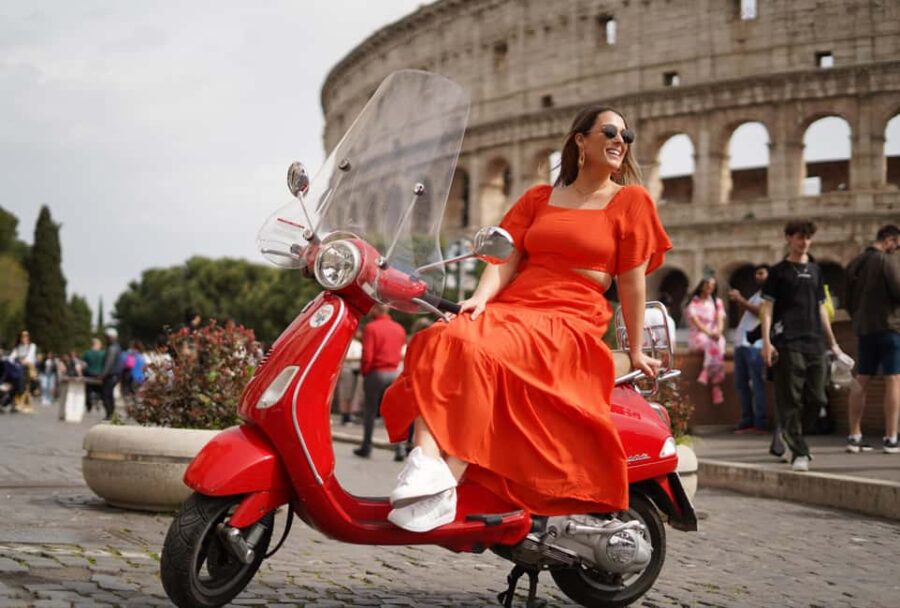 Rome on a Vespa  Photography Service - Photo Stops at Giardino degli Aranci and Terrazza del Gianicolo