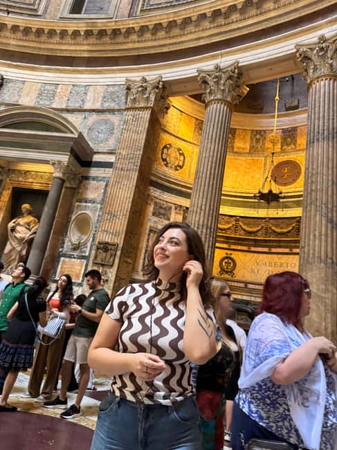 Rome: Pantheon Entry Experience with Host & Interactive App - Key Points