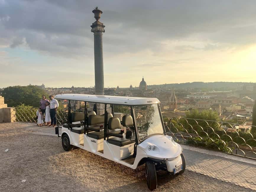 Rome: Private City Sightseeing Tour by Golf Cart - Exploring Rome in a Compact, Eco-Friendly Golf Cart