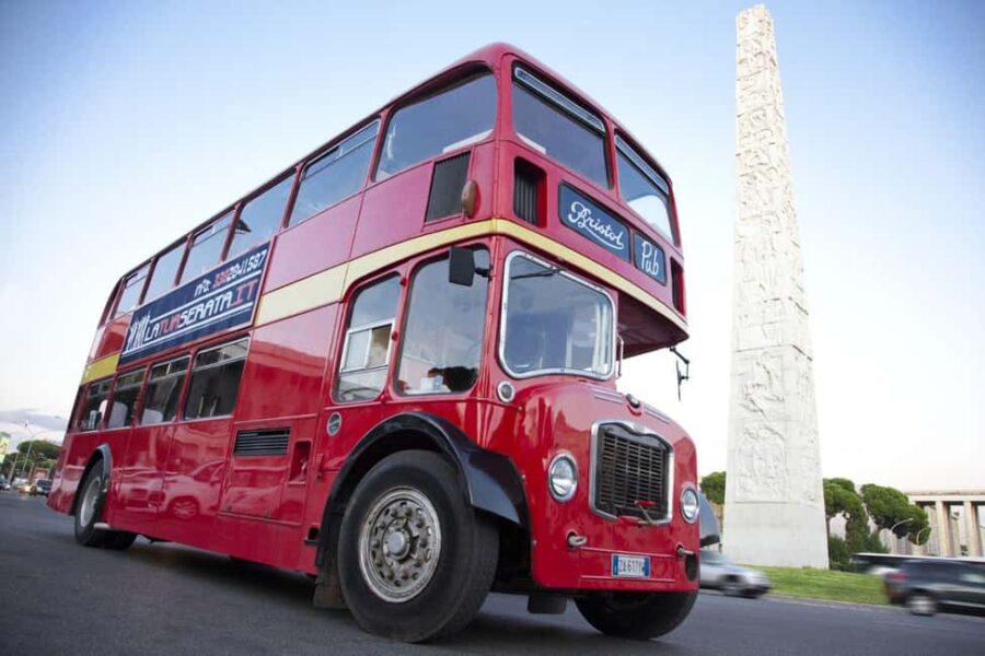 Rome: Private Party Bus Tour with Drinks and Snacks - The Unique Setting of the Double-Decker Bus in Rome