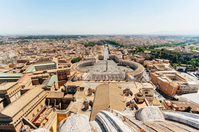 Rome: St. Peter's Basilica, Papal Tombs, and Dome Climb Tour - Climbing the Dome for Citywide Views