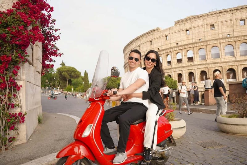 Rome: Vespa Tour with Hidden Gems and Driver - Panoramic Views from La Terrazza del Gianicolo