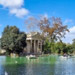 ROME: Villa Borghese Lake tour by boat with independent rowing + aperitif - The Lakeside Aperitif at a Historic Roman Café