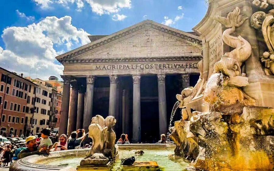 Rome Walking Tour: Pantheon, Piazzas & Navona Underground - Starting Point at Piazza di Pietra and the Ruins of Hadrians Temple