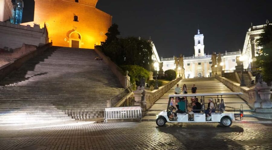 Rome's Golden Hour Golf Cart Tour - Passing Historic Landmarks: Palazzo Barberini and San Carlo alle Quattro Fontane