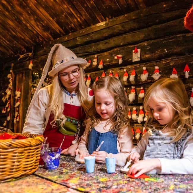 Rovaniemi: SantaPark and Santa Claus Village Day Tour - Discover Santas Home Cavern at SantaPark in Rovaniemi
