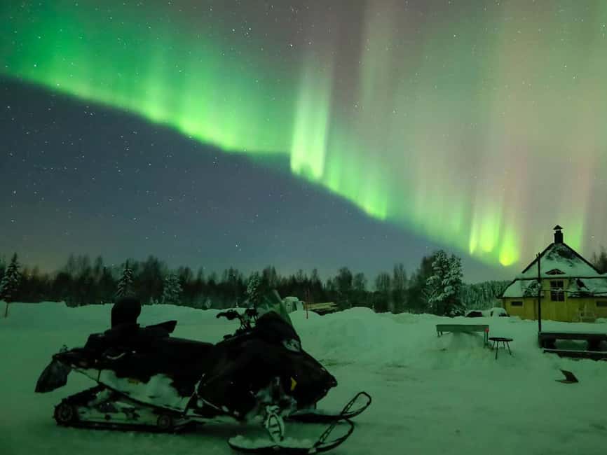 Rovaniemi: Snowmobiling under Aurora+Kota Salmon & Photos - Starting Point and Transportation in Rovaniemi