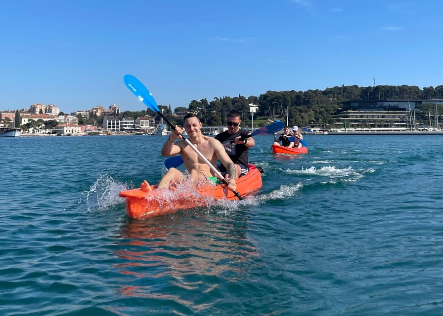 Rovinj:BUBA KAYAK TOURS:snorkeling,jumping,FREEdrinks&photos - Exploring St. Catherine Island’s Crystal-Clear Waters