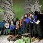 Ruka: Evening snowshoe hike in search of Northern Lights - Key Points