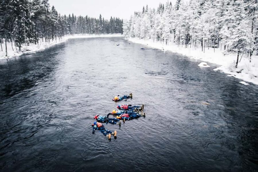 Ruka: River Floating Experience with Guide and Hot Drinks - Starting Point at Safarihouse in Ruka Village