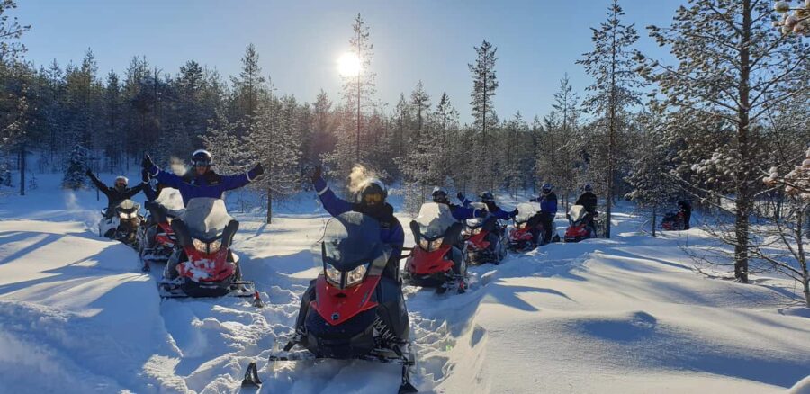 Ruka: Scenery Snowmobile Safari - Starting Point and How to Reserve