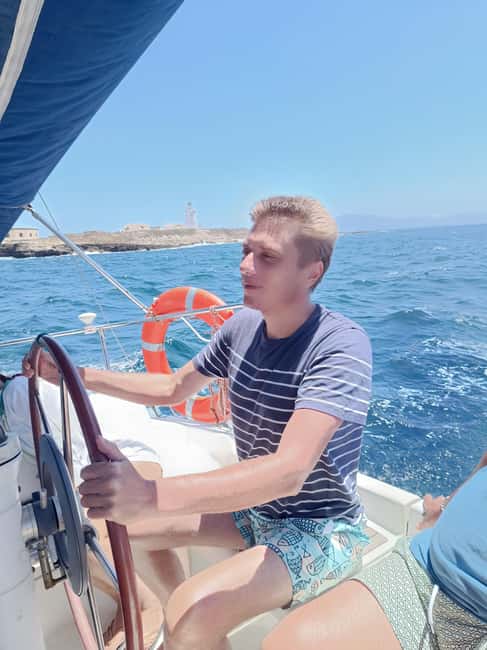 Sailboat lessons for beginners in Tarifa & Gibraltar Bay - The Starting Point at Plaza Miramar in Tarifa