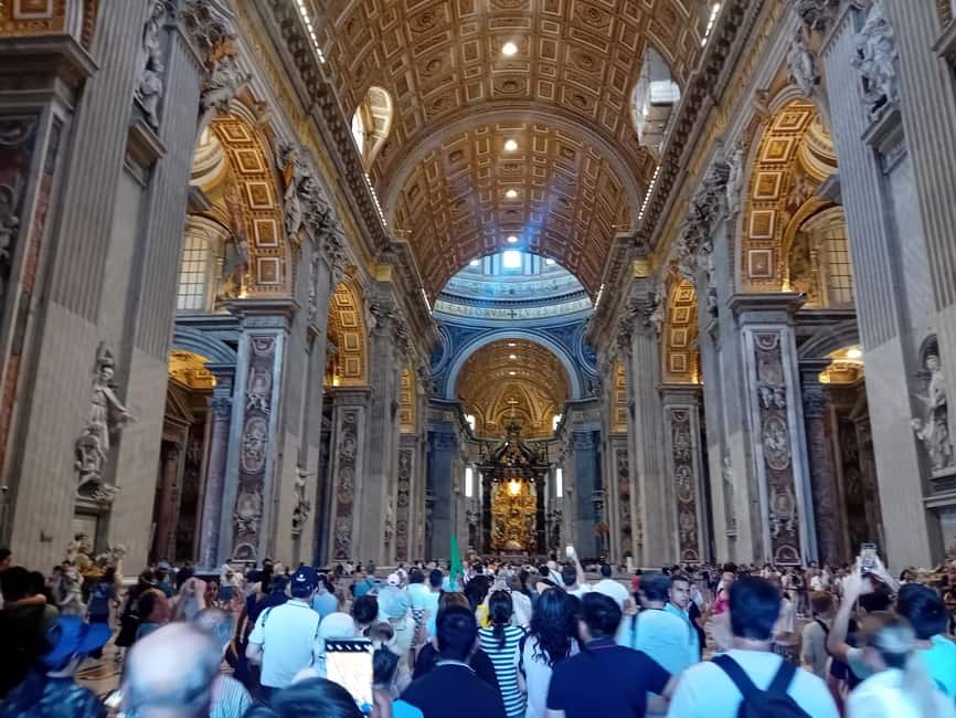 Saint Peters Basilica Guided Tour with Dome Access - Visiting the Basilica and Dome: A Well-Rounded Experience