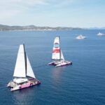 Saint Tropez: Evening Catamaran Party with Welcome Drink - The Comfortable and Stylish Catamaran Design