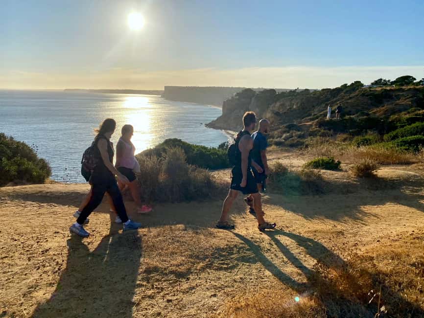 Salema: Stretch Horizons | Coastal Hike & Yoga - Traversing the Rugged Limestone Cliffs