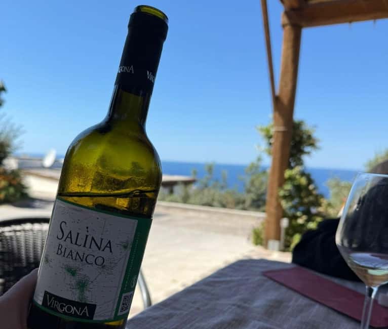 Salina: Wine Tasting & Brunch on Estate in Malfa - Walking Through Vineyards and Caper Groves with Aeolian Views