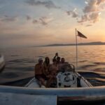 Salou: Sunset on Boat - Scenic Departure from Salou Port’s Breakwater