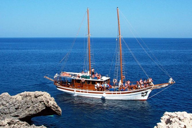 San Antonio Ruby Sunset Cruise from Protaras - Blue Lagoon and Konnos Bay Swimming Stop