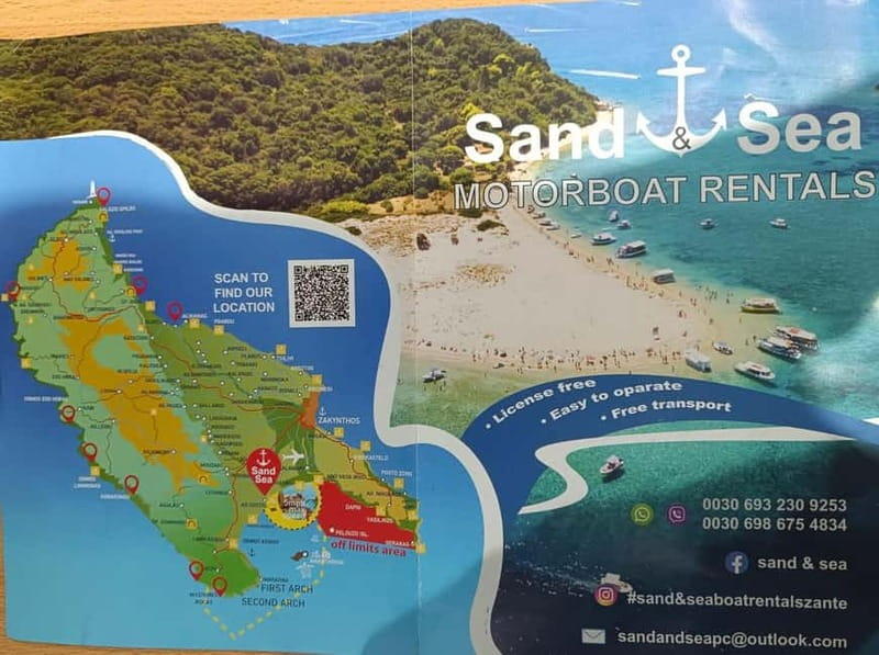 Sand And Sea Private Self Drive Speedboat Rental No Licence - Exploring Zakynthoss South & South West Coastline