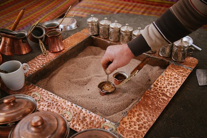 Sand-Brewed Turkish Coffee Workshop w/Desserts - The Unique Method of Brewing on Hot Sand