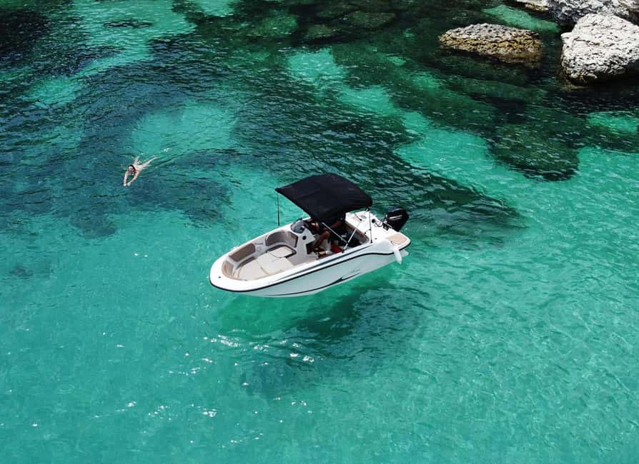 Santa Ponsa: Boat Rental (No License Needed) - What Stops and Activities are Included in the Route?