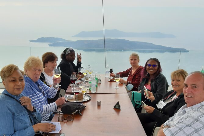 Santorini 3 and half Hour Wine Tour Day/Sunset - The Scenic Beauty of Venetsanos Winery
