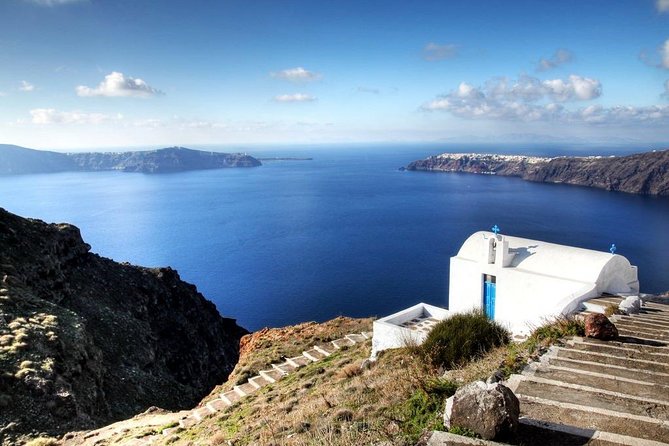 Santorini All Inclusive Full Day Private Tour - Visiting the Prophet Elias Monastery on the Venetian Path