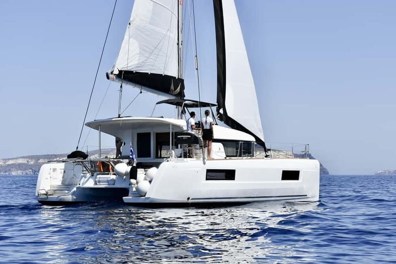 Santorini: All-Inclusive Private Catamaran Experience - Santorini’s Most Exclusive Private Catamaran in the Caldera