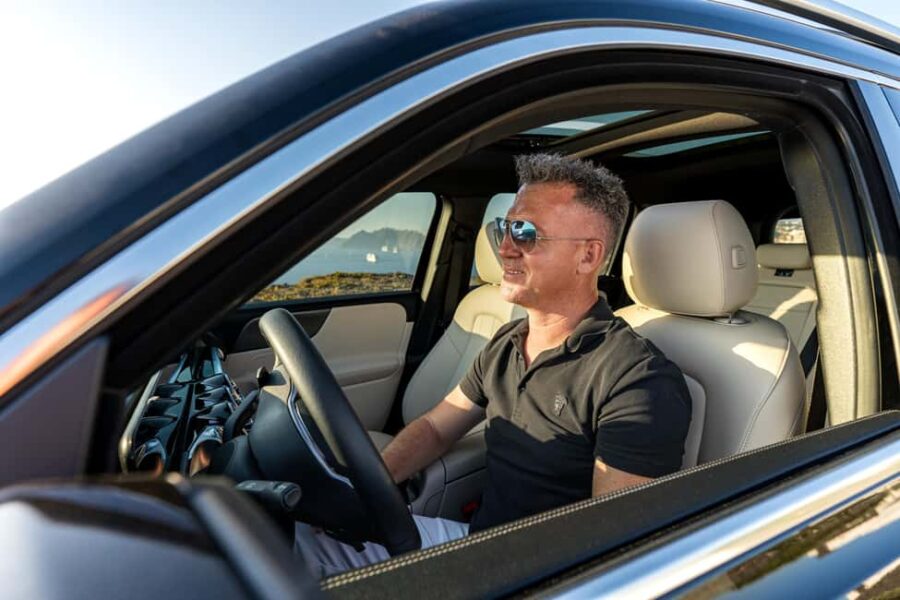 Santorini: Customized Private Guided Tour in a Mercedes EQB - The Eco-Driven Mercedes EQB: Your Comfortable Mobile Base