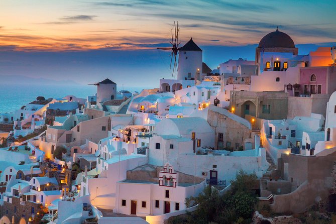 Santorini Day-Trip rent a minivan with driver - Key Points