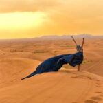 Santorini Flying Dress Photo Shoot - Starting Point in Imerovigli