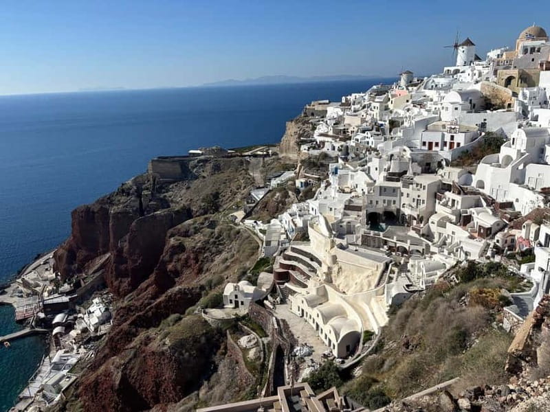 Santorini: Half-Day Island Tour with Snacks and Drinks - Firostefani: A Peaceful Spot with the Blue Dome Church