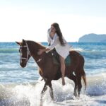 Santorini Horse Riding to Black Sandy Beach - From the Dunes of Caldera Beach to Volcanic Cliffs