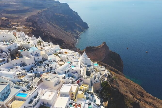 Santorini Island Full-Day Sightseeing Tour from Chania - Exploring Fira: The Vibrant Capital of Santorini