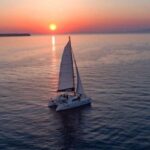 Santorini: Luxury Sunset Cruise with Dinner & Open Bar - Departing from Ammoudi and Vlychada Beach