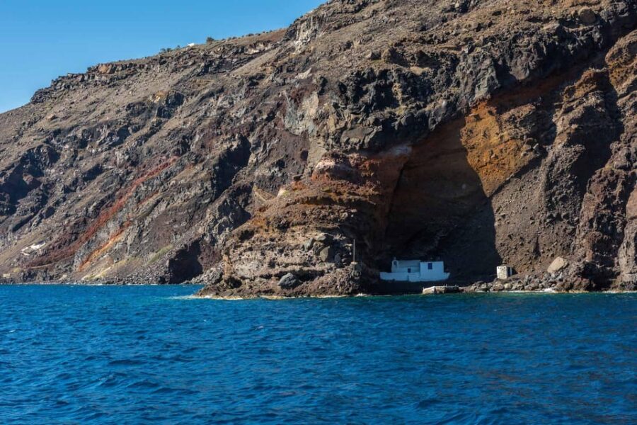 Santorini Port: Cruise to Volcano, Hot Springs & Thirassia - Relaxing in Palea Kameni Hot Springs