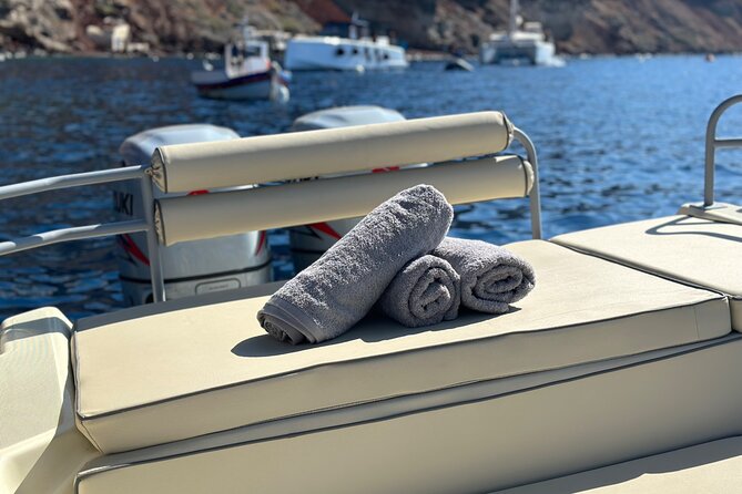 Santorini private boat tour - Starting at Amoudi Bay Port in Oia for a Scenic Departure
