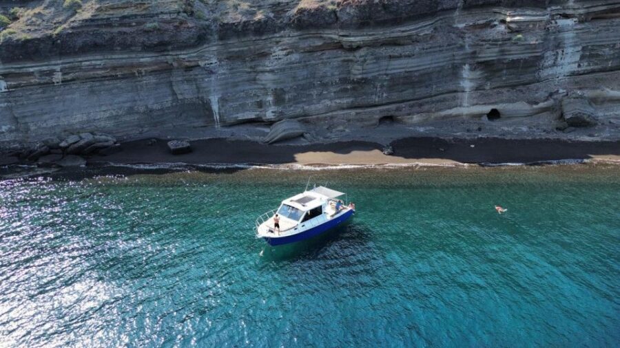 Santorini Private Cruise Sightseeing Tour with BBQ & Drinks - Departing from Ormos Ammoudiou for a Private Water Adventure