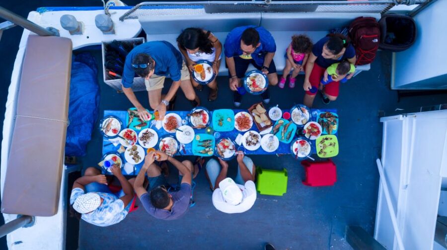 Santorini Sunset Fishing Trip with Dinner and Drinks - The Departure Point at Vlychada Harbor and Easy Logistics