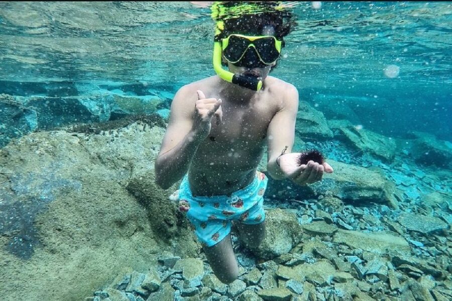 Santorini: Traditional Wooden Boat Tour with Meal and Wine - Exploring Santorini’s Iconic Beaches from the Water