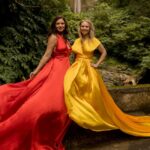 São Miguel: Flying Dress Party, Photoshoot, & Welcome Drink - The Festive Outdoor Setup and Party Atmosphere